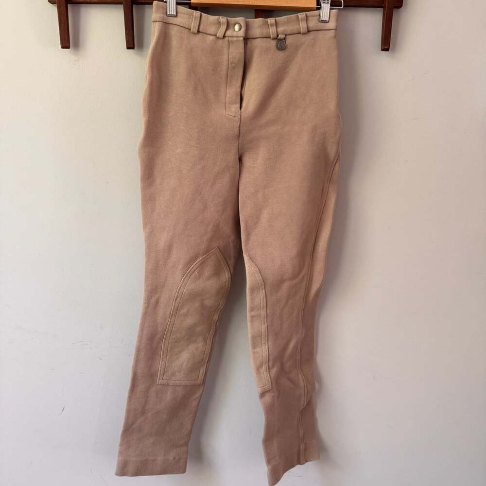 Miller's Women’s Riding Breeches Size 28 Tan Cotton Equestrian Pants